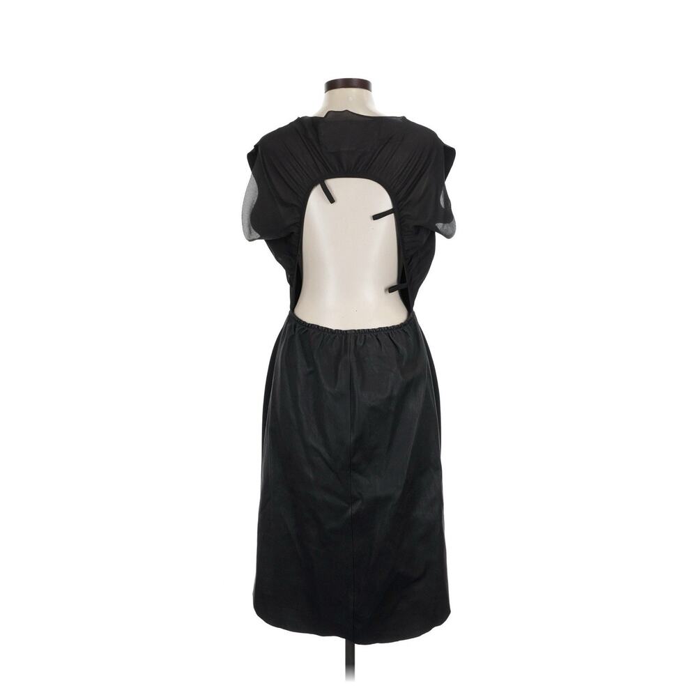 Maison Martin Margiela for H&M Leather Backless Car Seat Cover Dress US 12 - Picture 3 of 5